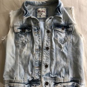 Denim Jacket Vest